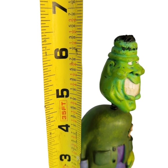 Halloween Shelf Sitters Candle Holders Witch, Frankenstein, Skeleton Set of 4 - Picture 9 of 10